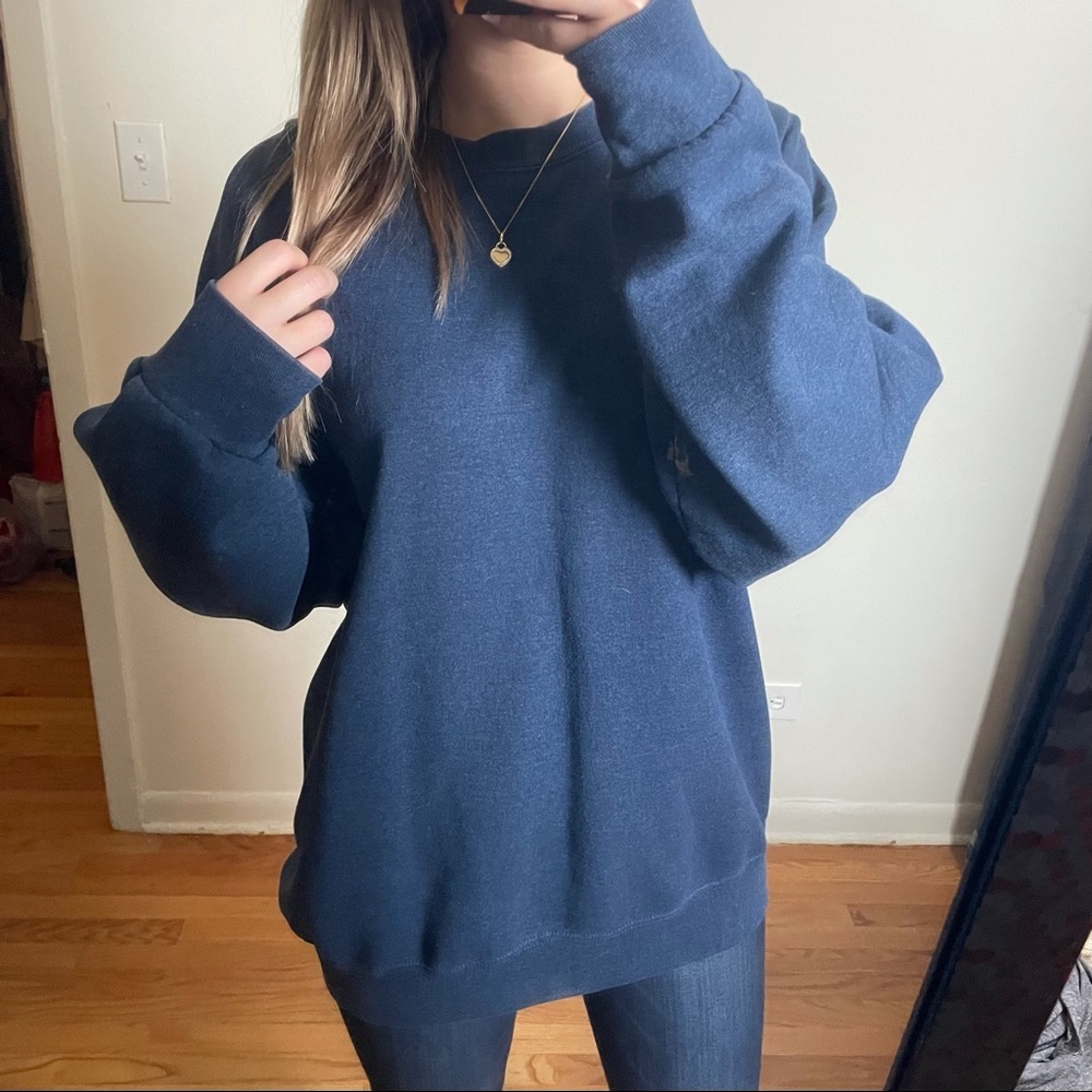 Fruit of the Loom Blue Sweatshirt